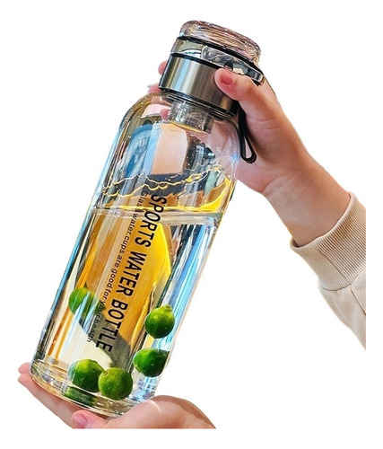 Botella De Agua De Vidrio De 1 Litro Tazas De