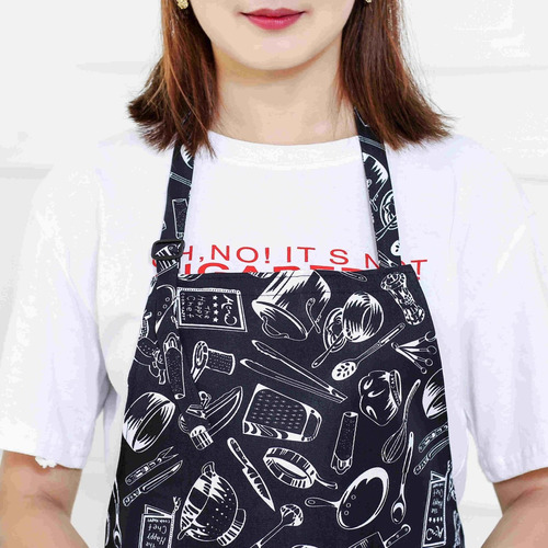 Vestido Mujer Print Cocinar Chef Cocina Restaurante Babero A 