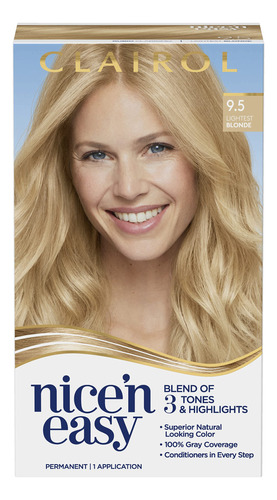 Clairol Nice'n Easy - Tinte Permanente Para El Cabello, Colo