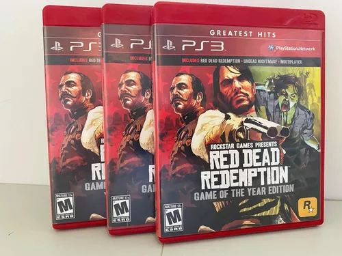 Jogo Red Dead Redemption game Of The Year Ps3