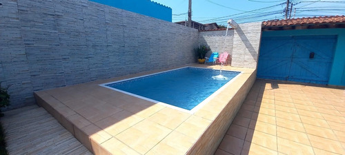 Imagem 11 de 14 de 6014 - Casa 2 Dormitórios Piscina Churrasqueira Peruíbe