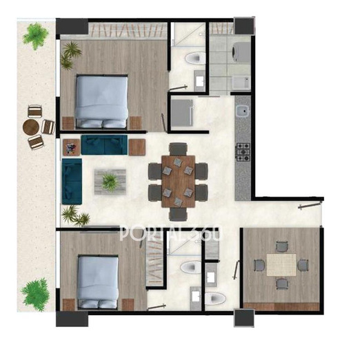 Imagen 2 de 11 de Departamento En Venta En Tlaxcalancingo