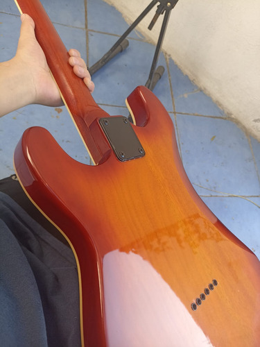 Guitarra Electrica Telecaster Kononykheen Made In Rusia Diestro Caqui Palo De Rosa