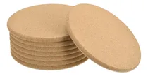 Comprar Uxcell 8 Posavasos De Corcho, Posavasos Redondos De Madera