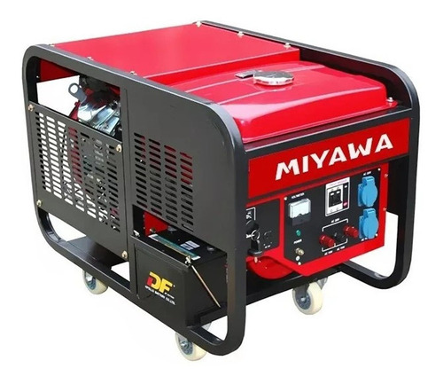 Generador portátil Miyawa 12 KVA 9520W trifásico con tecnología AVR 380V