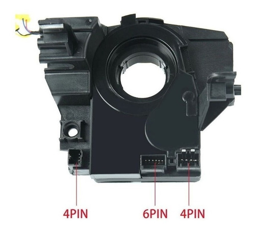 Imagen 2 de 10 de Pista Espiral Volante Claxon Bolsa C/s Angulo Wrangler 07-18