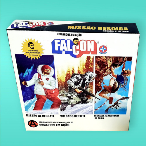 Boneco Falcon Missão Heroica, Aventura Missão De Resgate