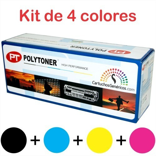 Kit 4 Toner Geerico Para Xerox 240 242 250 260 252 7655 7765