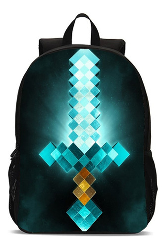 Mochila Escolar Anime Minecraft Personagem Infantil