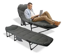 Comprar Reposera Plegable Camastro Piscina Silla Playa Promo X2 Color Gris