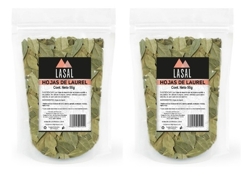Hojas De Laurel 50 Gramos 2 Piezas