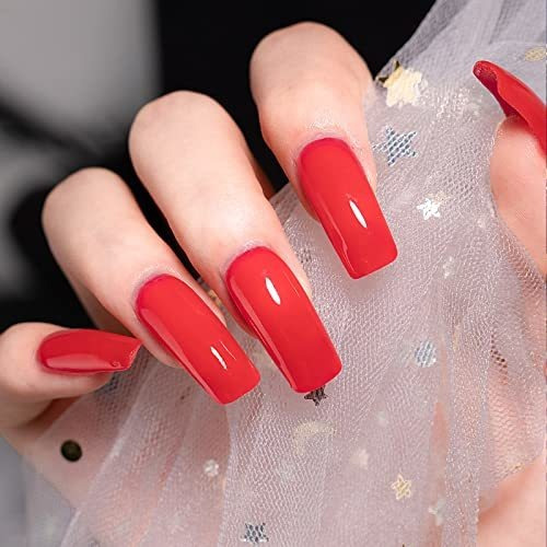 Gel De Extension De Uñas De Polietileno Con 60g Color Rojo