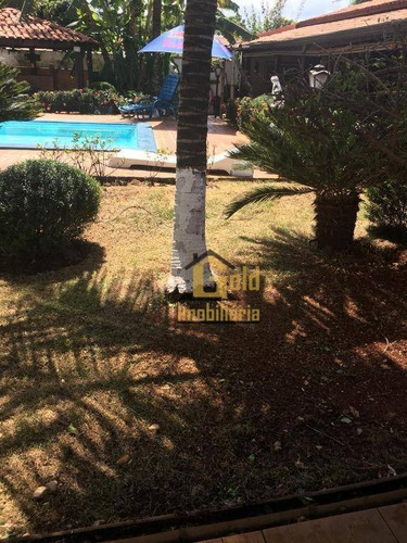 Chácara Com 4 Dormitórios À Venda, 1290 M² Por R$ 950.000,00 - Condomínio Portal Dos Ipês - Ribeirão Preto/sp - Ch0015