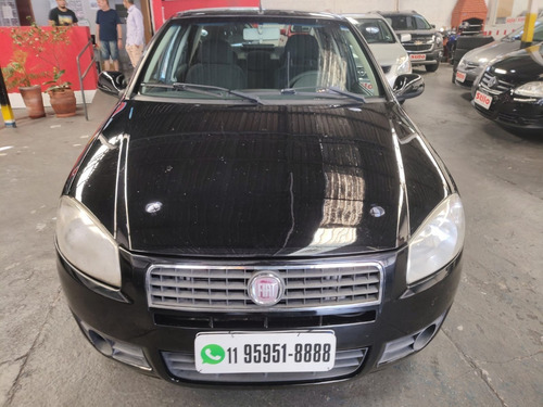 Imagem 2 de 11 de Siena El 1.4 Mpi Fire Flex 8v 2011 /2011 Preto Completo Veja