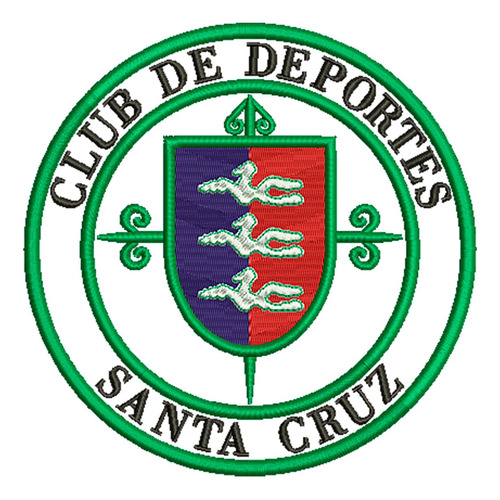 660 Parche Bordado Club De Deportes Santa Cruz