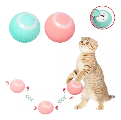 Juguete Interactivo Pelota Bola Inteligente Mascota Gato 