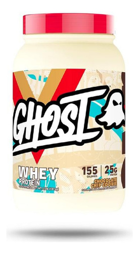 Proteina Ghost Whey 2 Lbs 26 Serv Sabor chocolate chip cookie