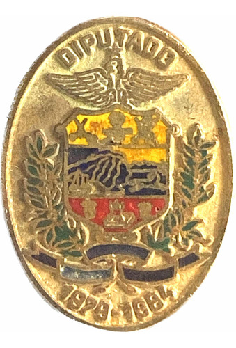 Antiguo Pin De Diputado Estado Merida Periodo 1979-1894