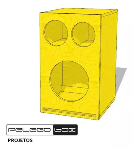 PROJETO 3D PARA FABRICAR CAIXA DE SOM BOB ESPONJA 1 SUB + 69 DUTADA PELEGO  BOX