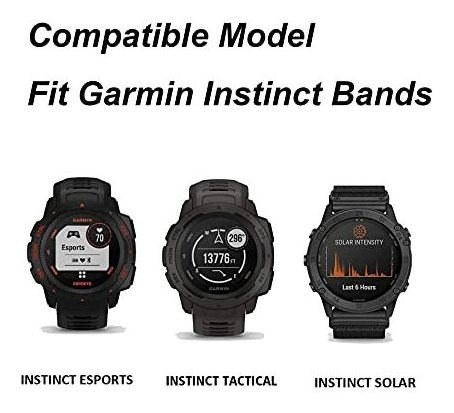 Malla De Silicona Y Reemplazo De Nylon Para Garmin Instinct