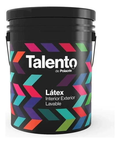 Latex Talento Interior/exterior Lavable Polacrin X 20 Litros