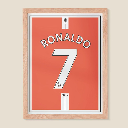 Cuadro Con Marco Cristiano Ronaldo T-shirt - Frametastic! 