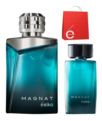 Perfume Magnat 90 Ml Más Mini 10 Ml + Bolsa De Regalo Ésika 