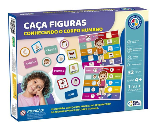 Caça Figuras - Conhecendo O Corpo Humano - Jogo Educativo