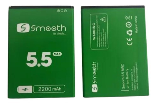 Bateria Smooth 5.5 Max 2200mah 3.7v Tienda Chacao