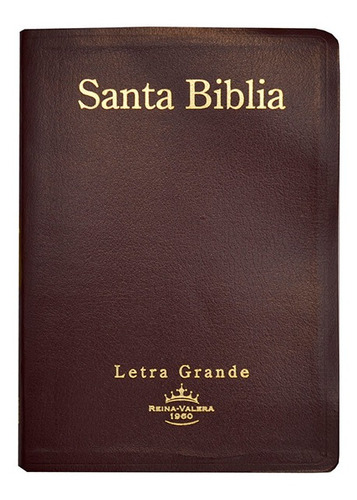 Biblia Piel Fabricada Letra Grande Índice Reina Valera 1960