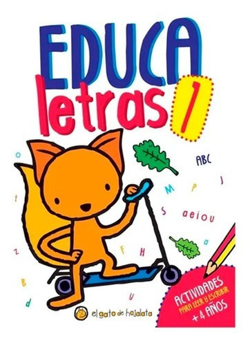 Educaletras - Libro Didáctico Con Actividades De Letras