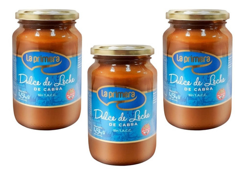 Dulce De Leche Cabra Premium La Primera Sin Tacc X454gr X3