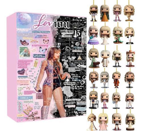 Calendario De Adviento Navideño Taylor Blind Box De 24 Días,