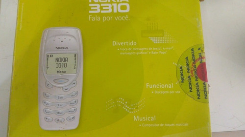 Celular Nokia Modelo 3310 - Com Carregador - Peças