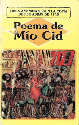 Libro Fisico Poema De Mio Cid Anonimo