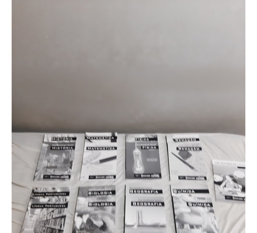 Kit Coleção De Livros Estudos Para Enem E Vestibulares Pré-vestibular Social Com Todas As Matérias Do Ensino Médio Módulo 1 E 2 Com Caderno De Exercícios