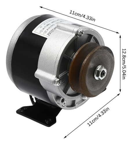 Motor Elétrico Escovado Com Engrenagem Dc 12v 250w My1016z