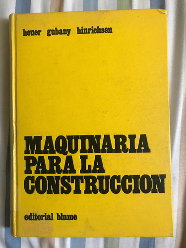 Libro Maquinaria Para La Construcción