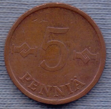 Finlandia 5 Pennia 1974 * Republica *