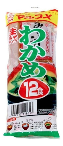 Sopa De Misso Marukome Com Wakame 5x 12un 12x S/juros!