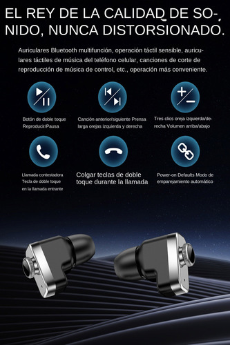 Reloj Inteligente 2 En 1 Con Auriculares Bluetooth