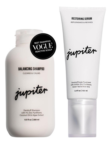 Shampoo E Soro Anti-caspa Júpiter Para Mulheres E Homens - F