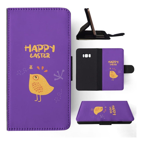 Feliz Pascua Pajaro Tapa Caja Telefono Cartera Para Samsung