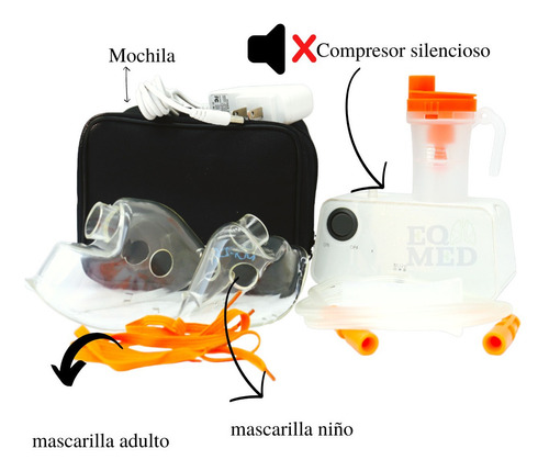 Nebulizador de compresor Handy 403D blanco 100V/240V