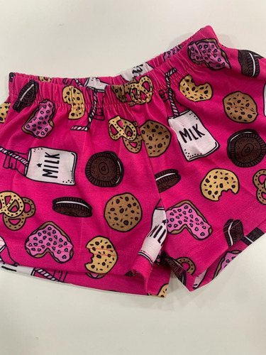 Pijama Para Niñas - Short Y Remera. Verano