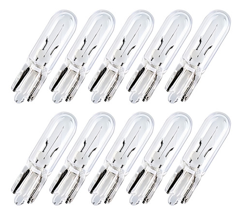 Lampada Esmagadinha Base Vidro T5 12v 1,2w 2 Unidades