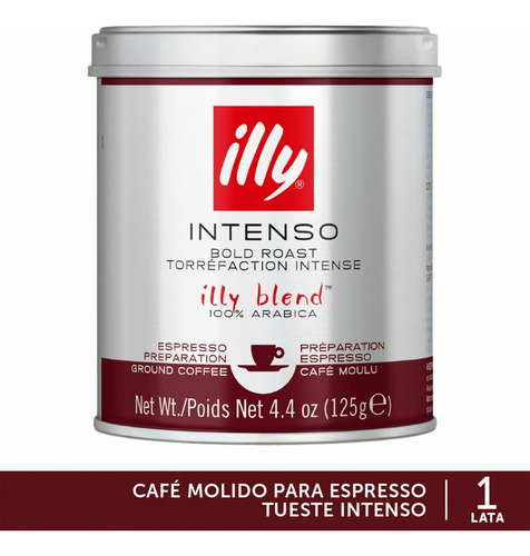 Illy Café  Molido Tueste Intenso 125g