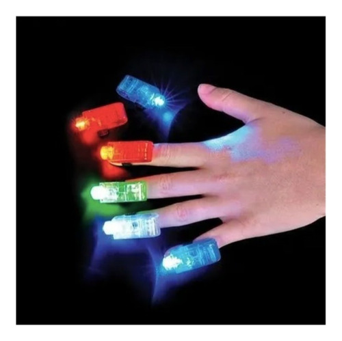 48 Anillo Laser Led Multicolor Articulo Fiesta Neon Batucada