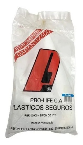 Sifon Fregadero Plastico 1* 1/2 Prolife 4541 Promo. Xavi