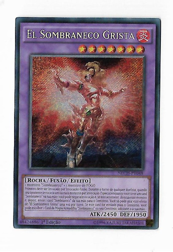 Yu-gi-oh El Sombraneco Grista - Secreto Raro Frete Incluso